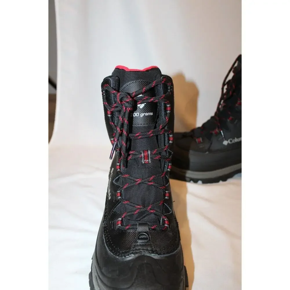 NIB Columbia Men's Bugaboot III Black Snow Boots‎ SZ 8.5 Women's SZ 10.5
